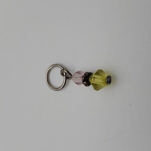 Peridot memorial‎ crystal charm